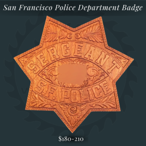 San Francisco Police Department Badge