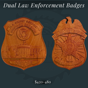 Dual Law Enforcement Badge