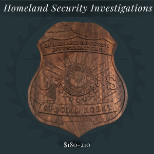 Homeland Security Investigations Badge