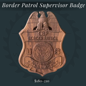 Border Patrol Supervisor Badge
