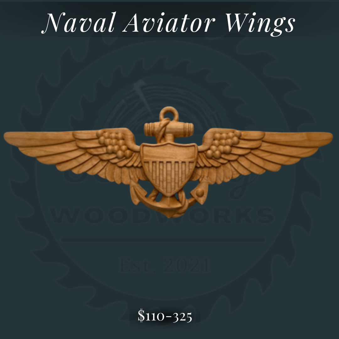 Naval Aviator Wings (Navy, Marine Corps, Coast Guard) - Serenity ...