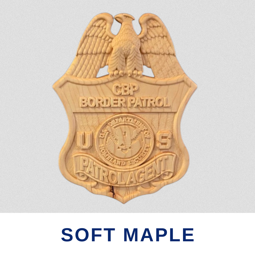 US Border Patrol Maple Shield